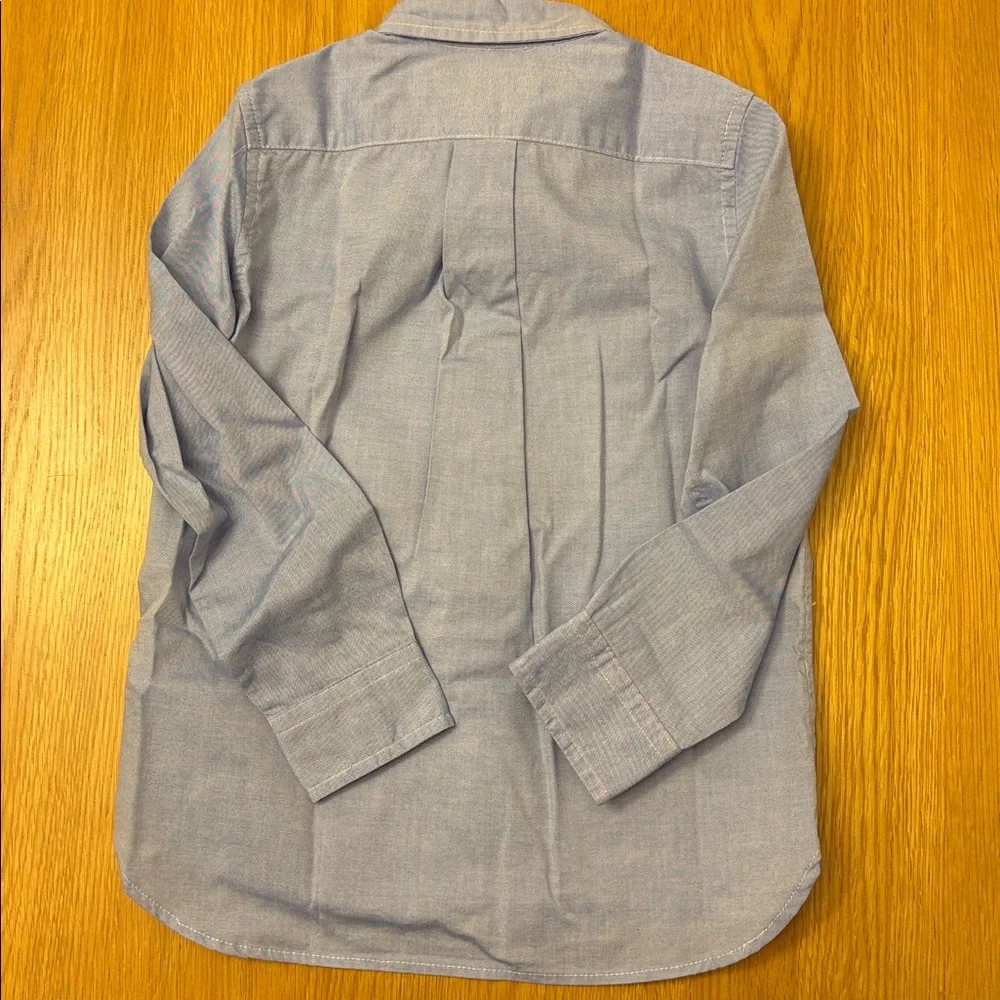 Ralph Lauren Boys Light Blue Slim Fit Button Down Shirt - size 5